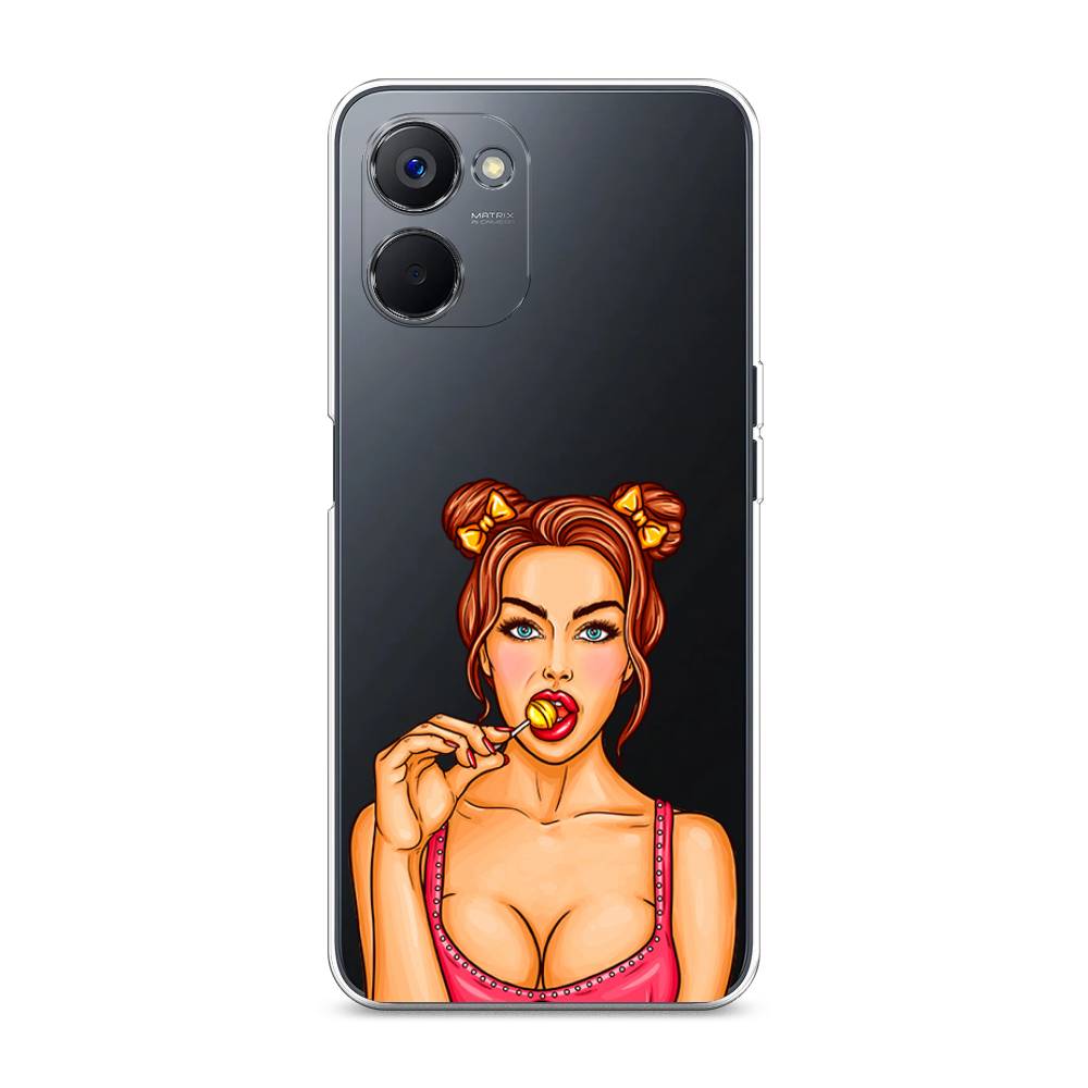 

Чехол Awog на Realme V20 "Вкусный леденец", Бежевый;коричневый;розовый, 2512950-7