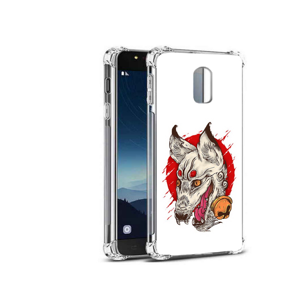 

Чехол MyPads Tocco для Samsung Galaxy C8 страшная собака (PT96288.518.627), Прозрачный, Tocco