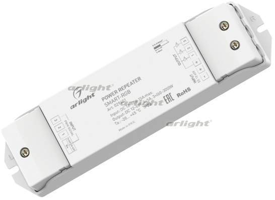 

Arlight Усилитель SMART-RGB (12-60V, 3x5A) 029601, Белый