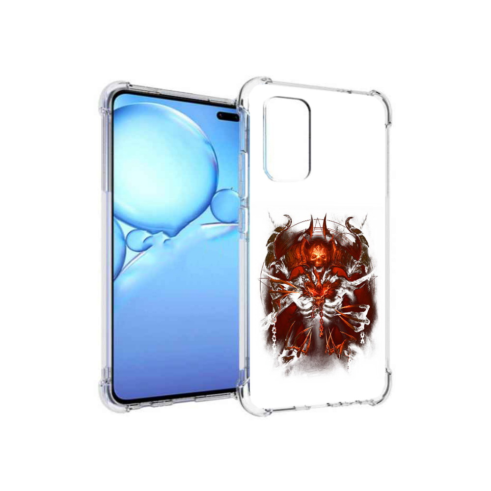 

Чехол MyPads Tocco для Vivo V19 яркий демон (PT147328.392.708), Прозрачный, Tocco