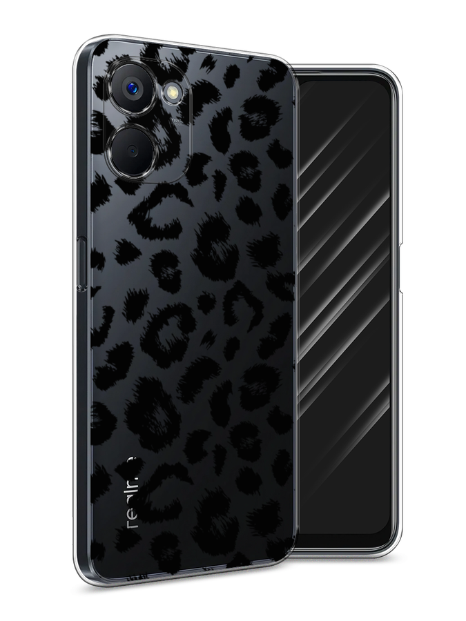 

Чехол Awog на Realme V20 "Окрас леопарда фон", Черный, 2512950-2
