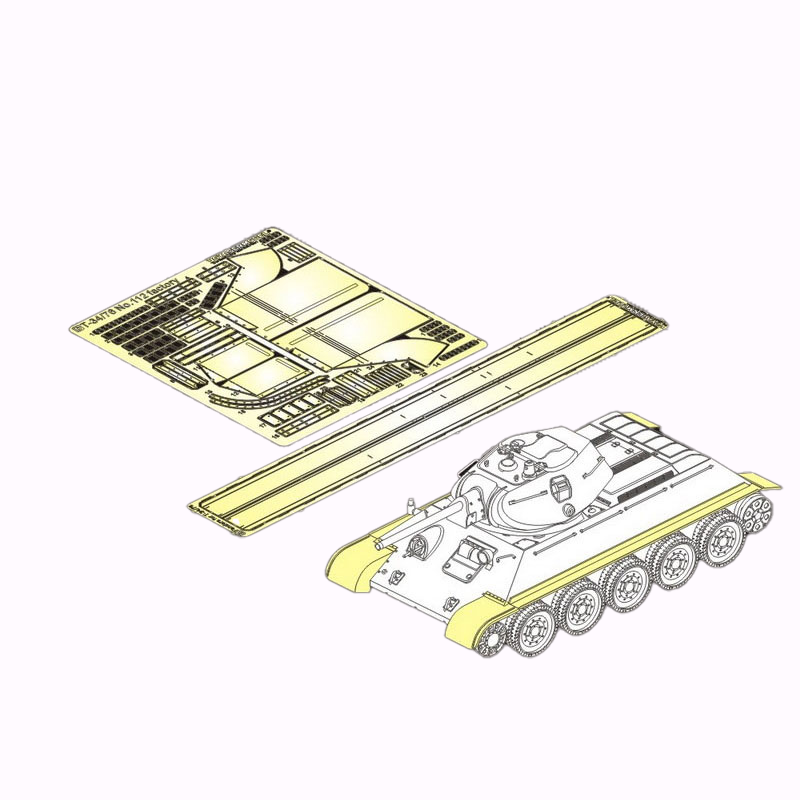 

Фототравление Voyager Model 1/35 для Российского танка 34/76 №112 Крылья PE351133, Однотонный