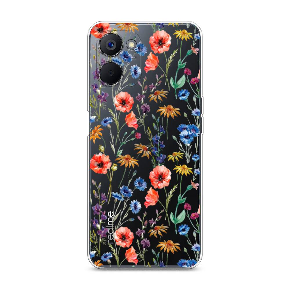 

Чехол Awog для Realme V20 "Маки и васильки фон", 2512950-8