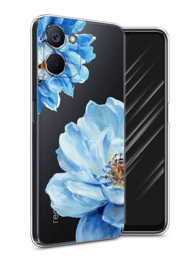 

Чехол Awog на Realme V20 "Голубые клематисы", Голубой, 2512950-8