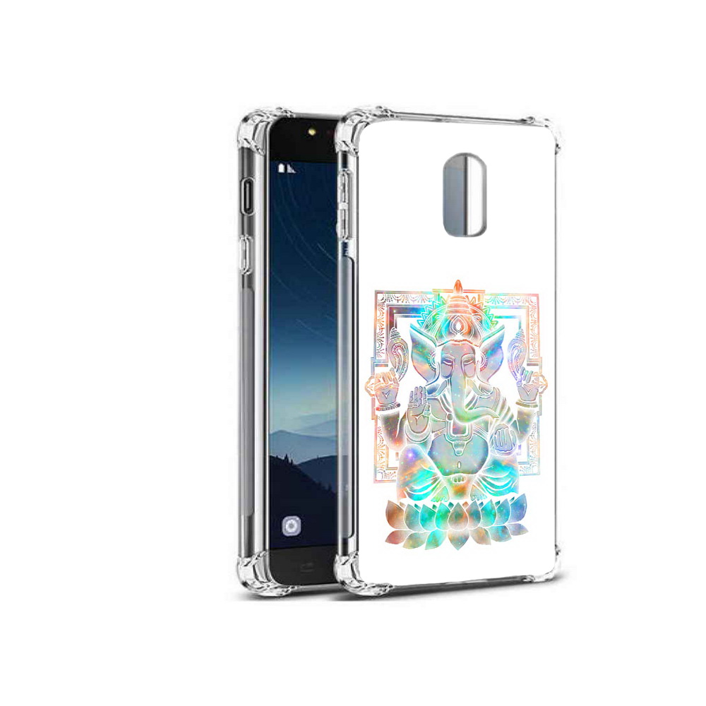 

Чехол MyPads Tocco для Samsung Galaxy C8 умный слон (PT96288.518.654), Прозрачный, Tocco