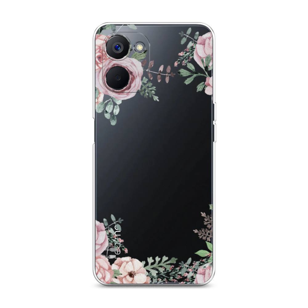 

Чехол Awog на Realme V20 "Нежные розы акварель", Прозрачный;розовый;зеленый, 2512950-8