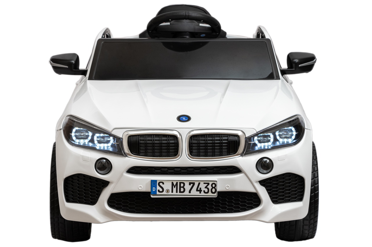 Электромобиль детский ToyLand BMW X6 белый