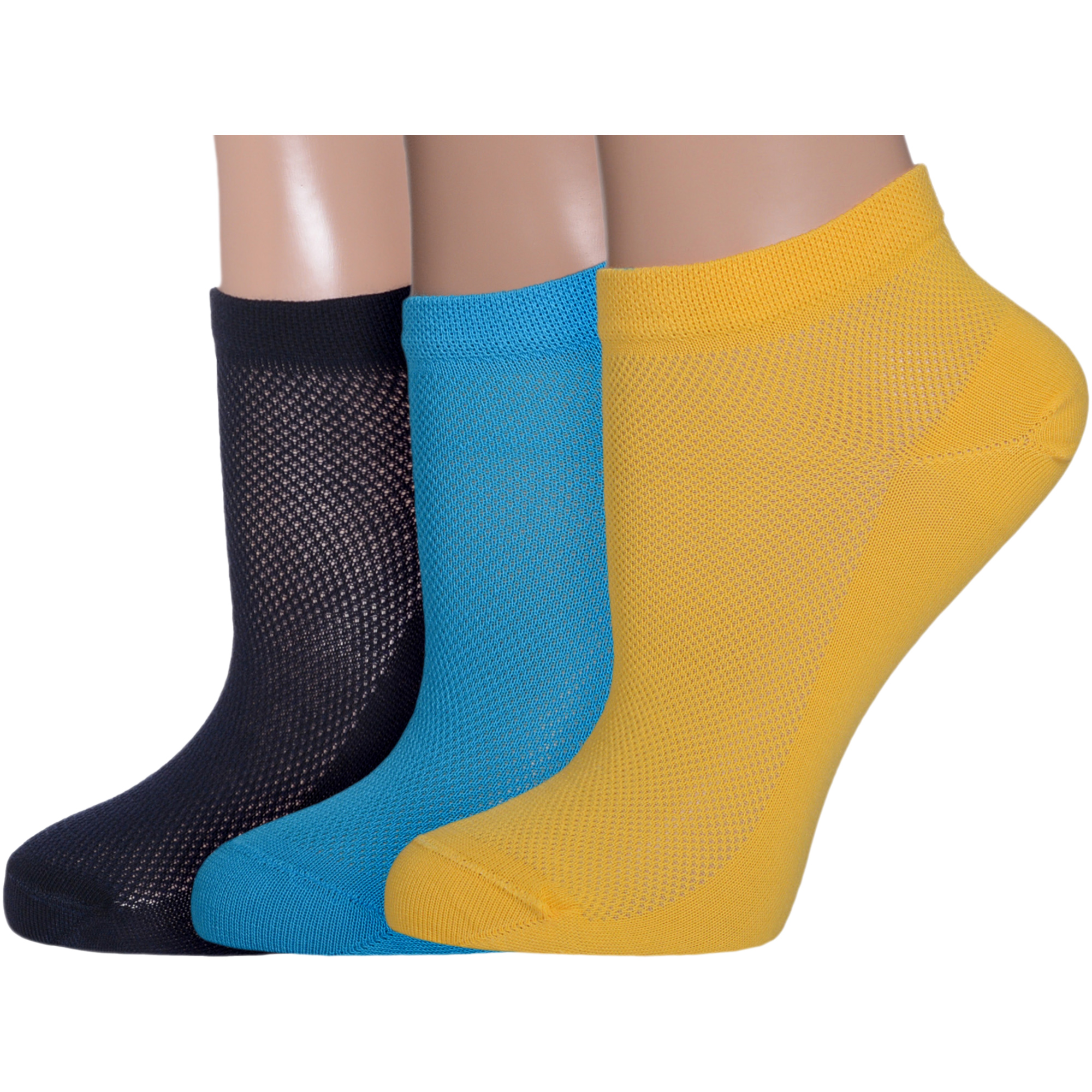 Комплект носков женских LorenzLine 3-Д8 разноцветных 25