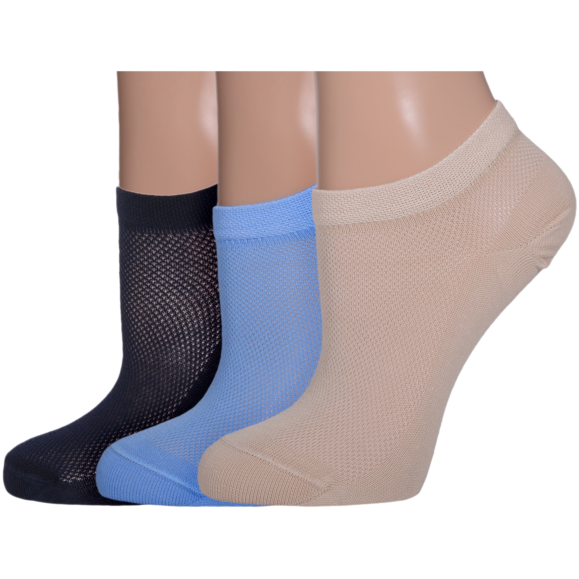 Комплект носков женских LorenzLine 3-Д8 разноцветных 25