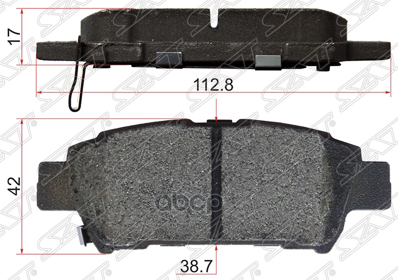 

Колодки Тормозные Зад Toyota Ipsum 01-09/Estima 01-14/Sienna 03-06 Sat арт. ST0446644010
