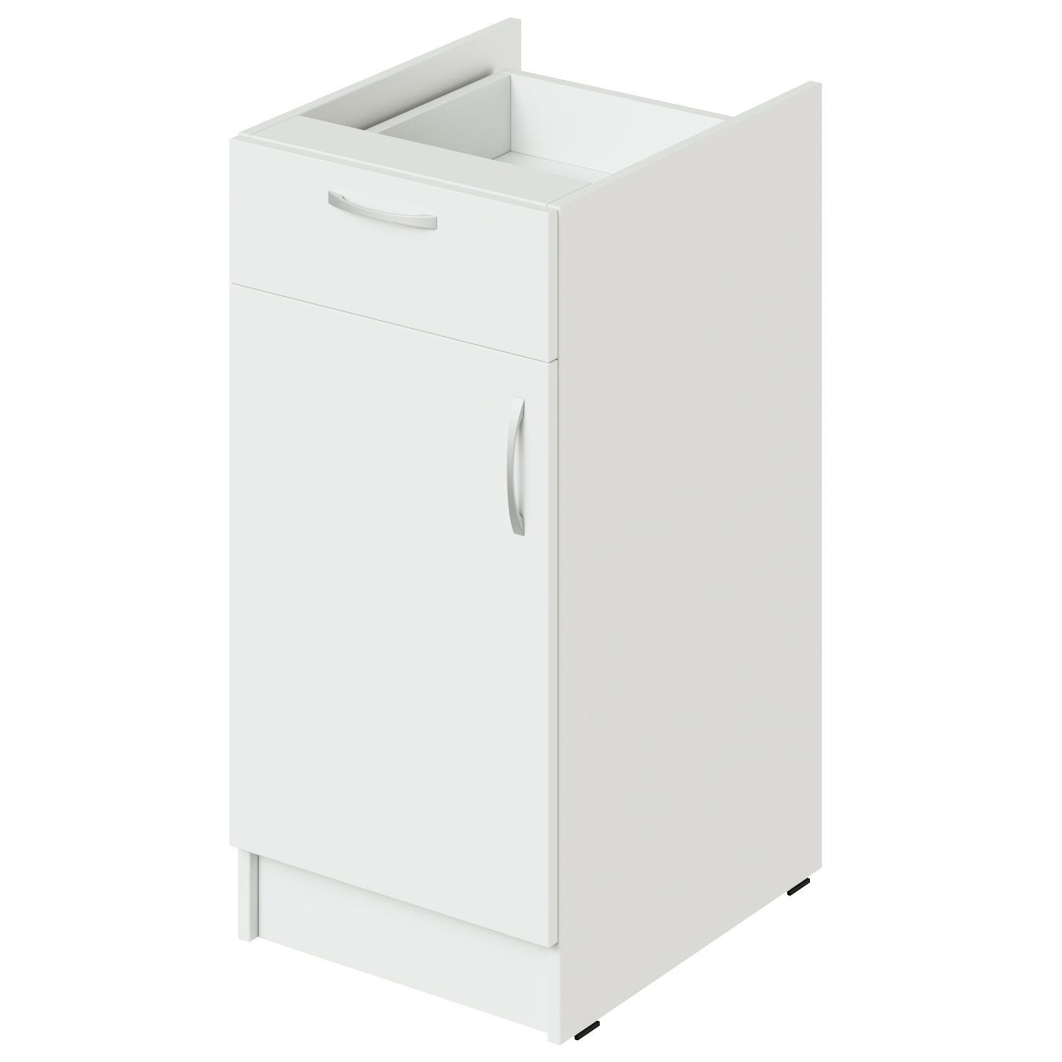 Шкаф-стол рабочий НОРТА 400х500х820 Я1 без столешницы Белый