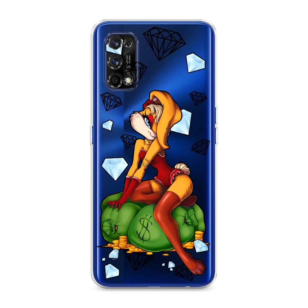 

Чехол на Realme 7 Pro "Лола Банни с бриллиантами", Красный;оранжевый;зеленый, 254050-6