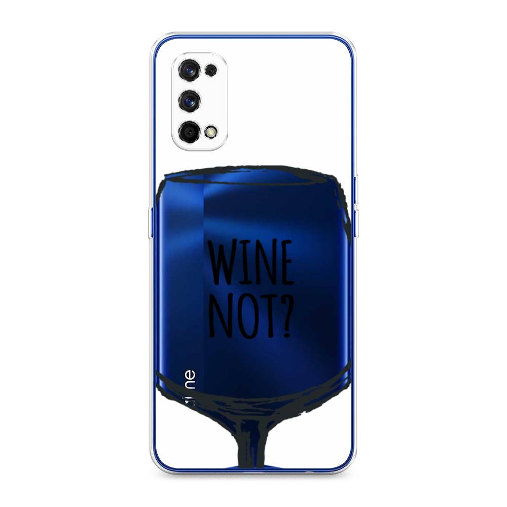 фото Чехол на realme 7 pro "wine not white" case place