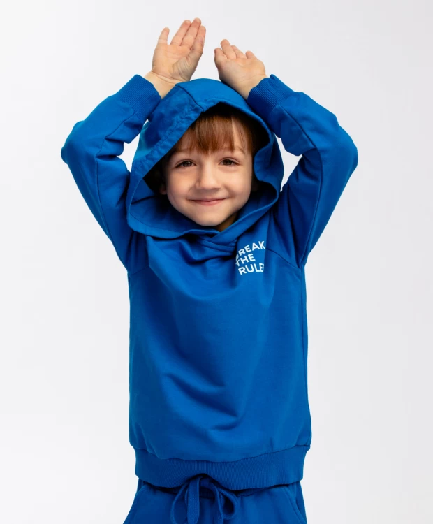 

Худи детское Button Blue 223BBBB16041000, синий, 158, 223BBBB16041000