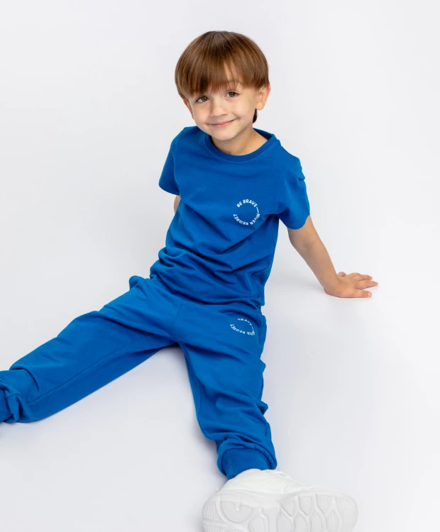 

Футболка детская Button Blue 223BBBB12101000, синий, 104, 223BBBB12101000