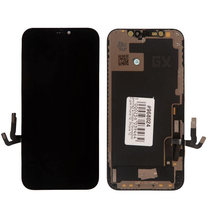 

Дисплей в сборе с тачскрином для iPhone 12, iPhone 12 Pro SOFT OLED, черный