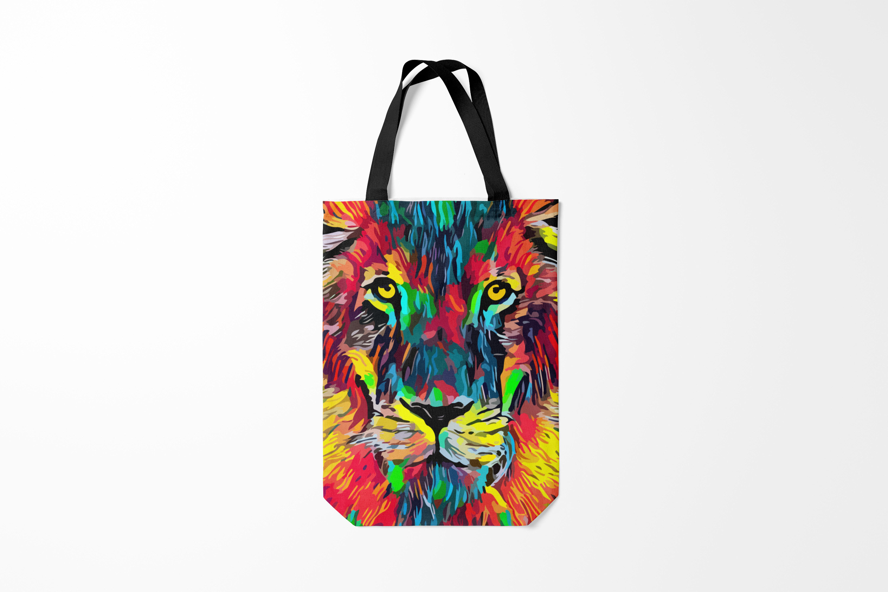 

Сумка шoппер унисекс Burnettie Крупные кошки Rainbow lion,, Крупные кошки Rainbow lion