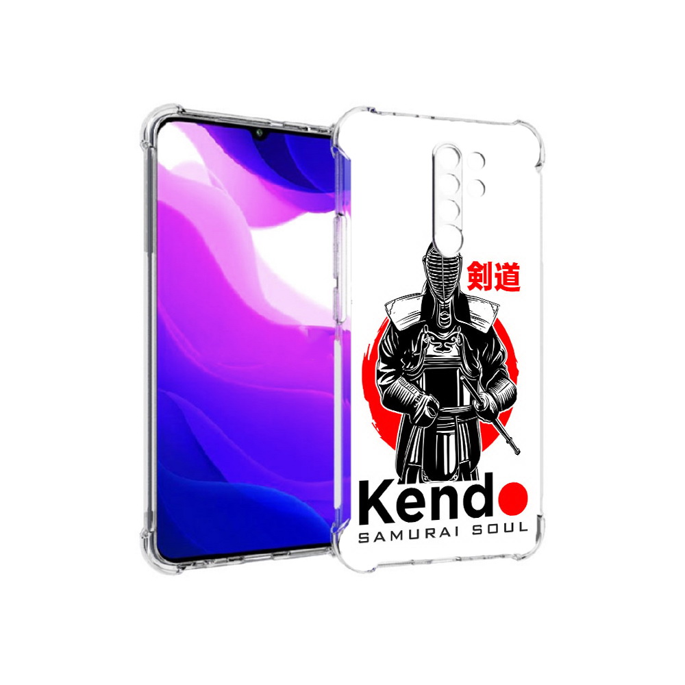 Чехол MyPads Tocco для Xiaomi Redmi 9 рисованый самурай (PT150826.259.581)