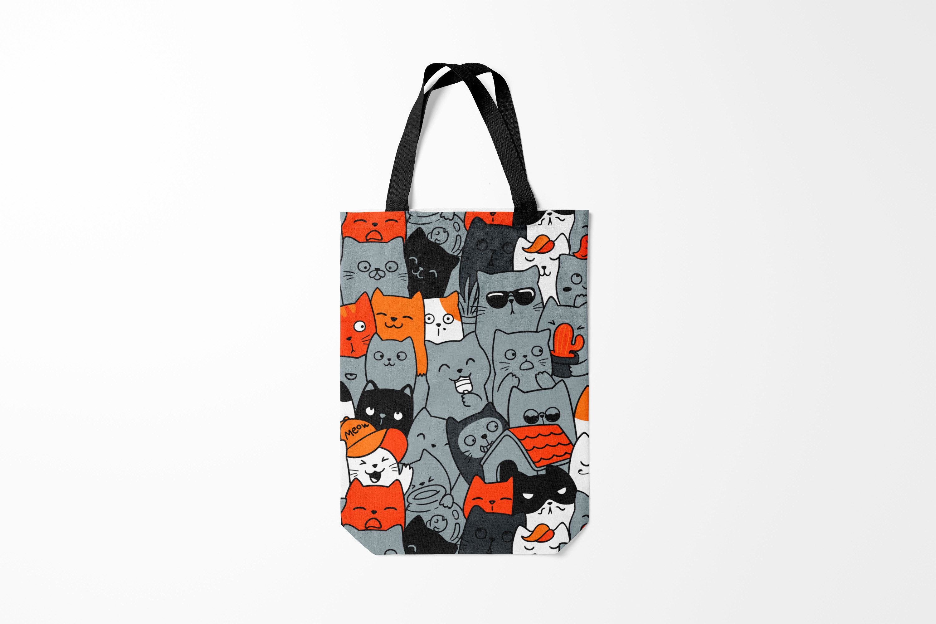 

Сумка шoппер унисекс Burnettie Коты и кошки Разноцветные,, Коты и кошки Разноцветные