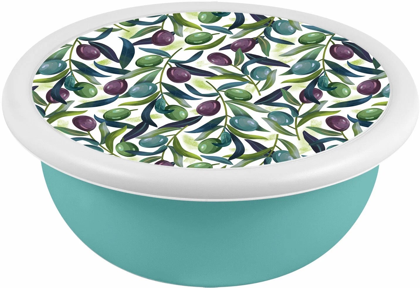 Миска Profit House с крышкой с декором 2,1 л