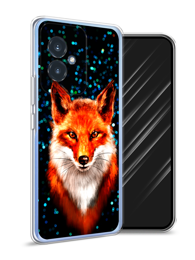 

Чехол Awog на Honor 100 "Волшебная лиса", Оранжевый;черный;белый, 6122750-1