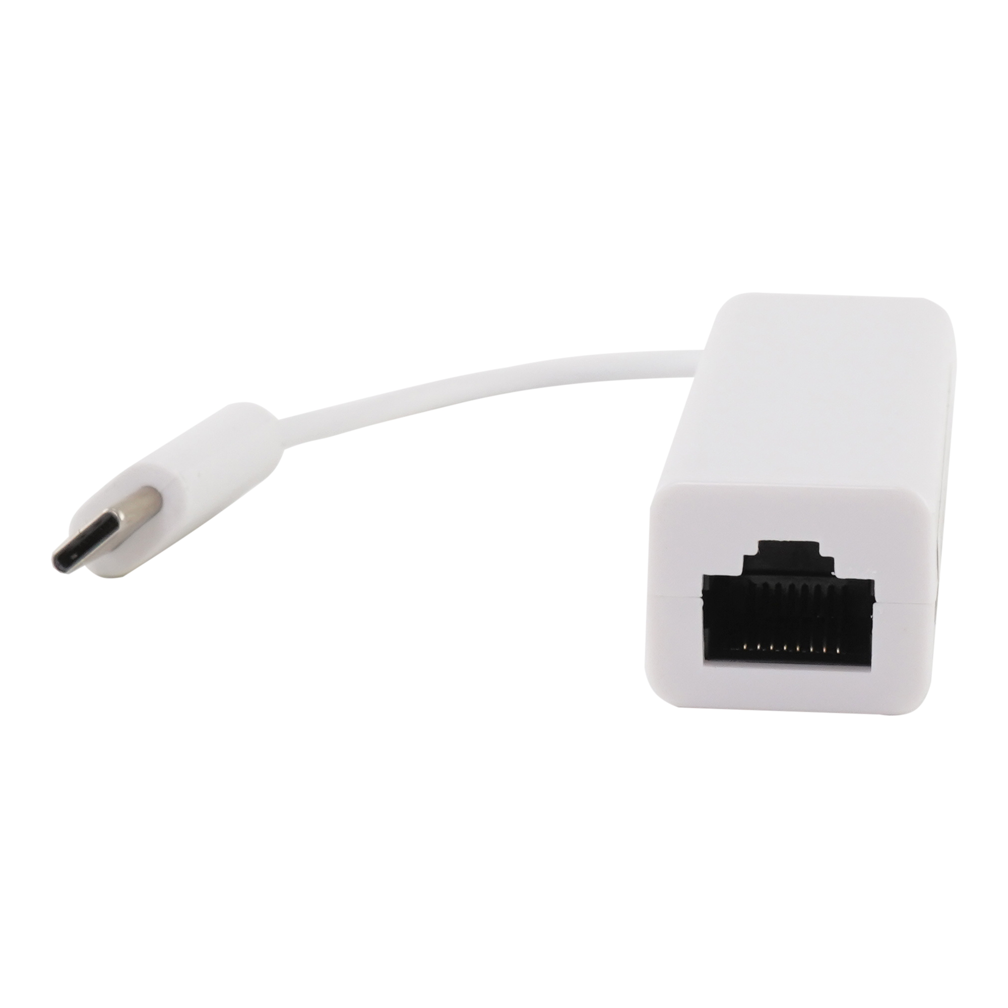 Переходник Type-C - LAN Ethernet RJ45, White 023-9240