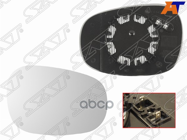 

Полотно Зеркала Bmw E90 08-12 Rh (Правый) Асферическое С Обогревом Sat Арт. St-Bm34-940G-A