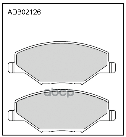 

Тормозные колодки ALLIED NIPPON передние дисковые ADB02126