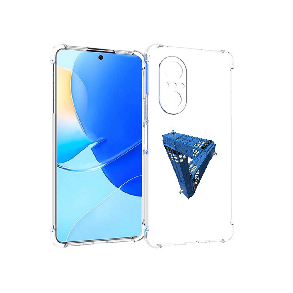 

Чехол MyPads Tocco для Huawei Nova 9 SE головолока абстракция, Прозрачный, Tocco