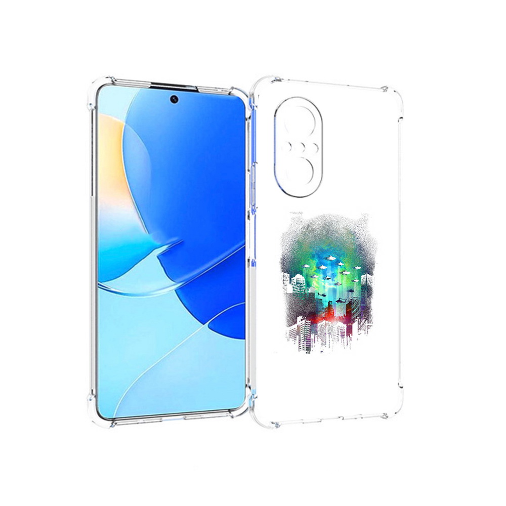 

Чехол MyPads Tocco для Huawei Nova 9 SE город в свечении, Прозрачный, Tocco