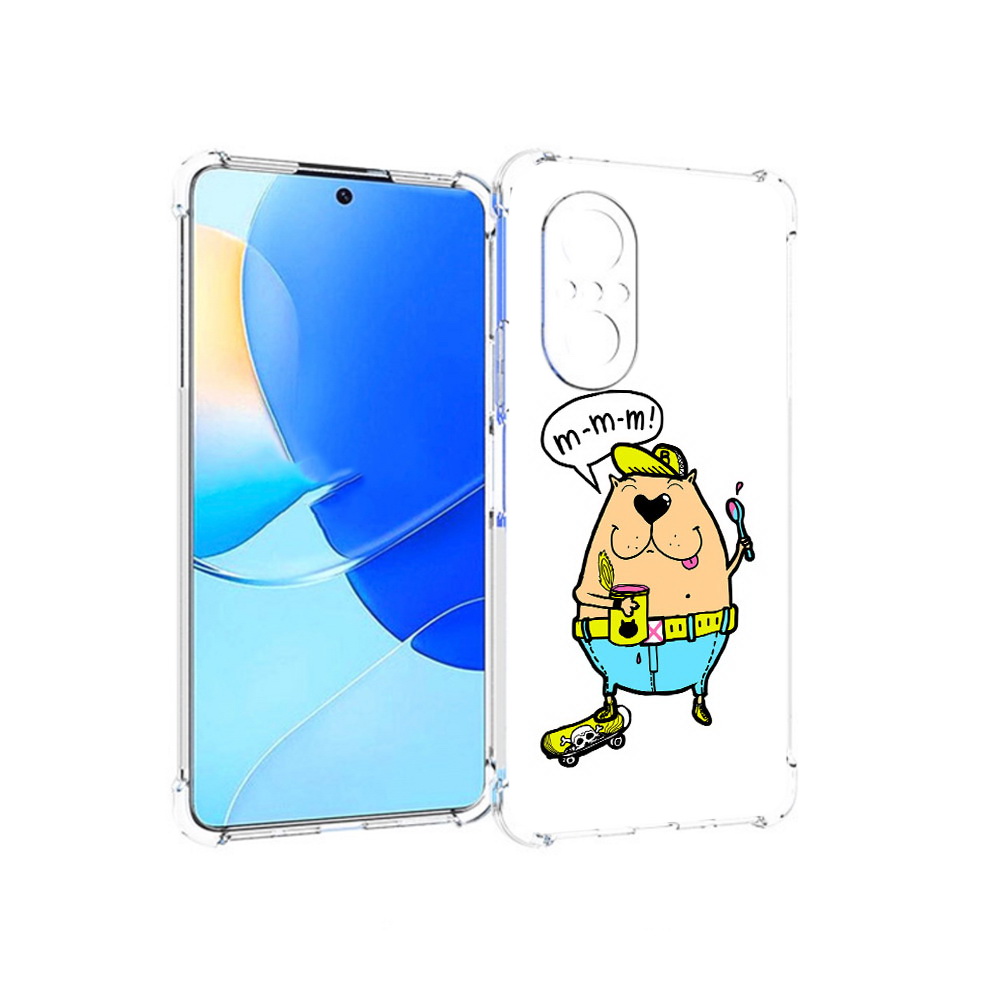 

Чехол MyPads Tocco для Huawei Nova 9 SE Бобр, Прозрачный, Tocco