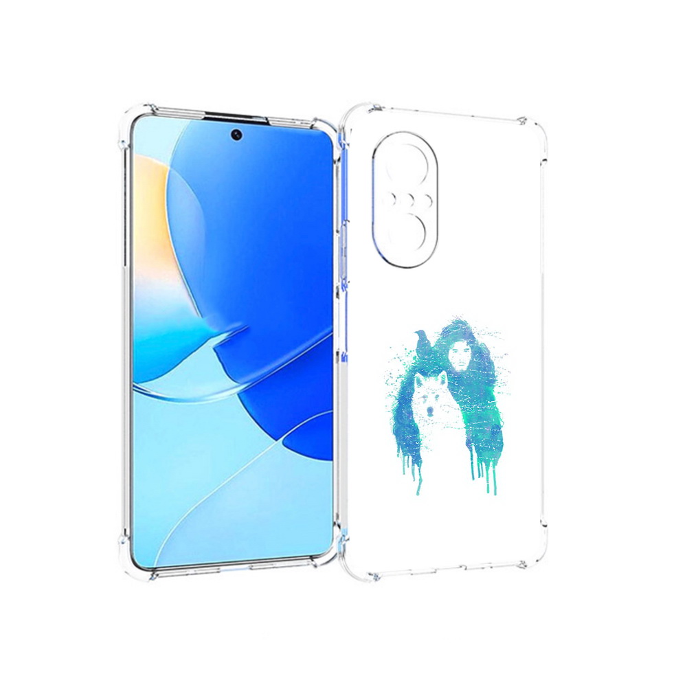 

Чехол MyPads Tocco для Huawei Nova 9 SE джон сноу, Прозрачный, Tocco