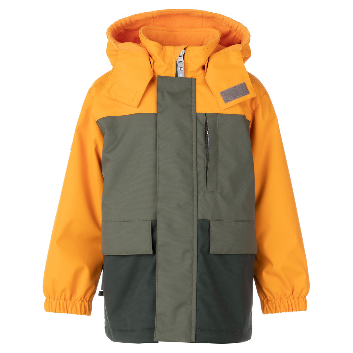 фото Куртка для мальчиков harry k22023-330 kerry цвет хаки; оранжевый размер 110