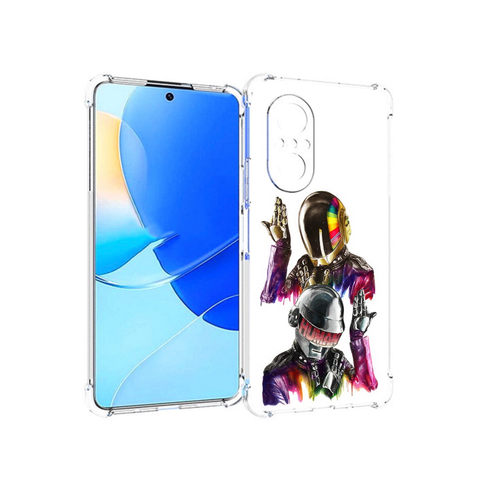 

Чехол MyPads Tocco для Huawei Nova 9 SE диско космонавты, Прозрачный, Tocco