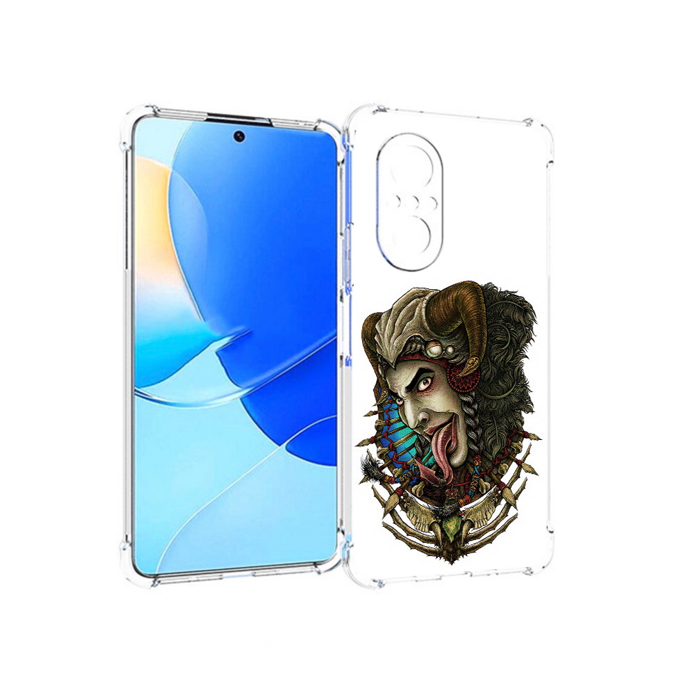 

Чехол MyPads Tocco для Huawei Nova 9 SE длинный язык, Прозрачный, Tocco