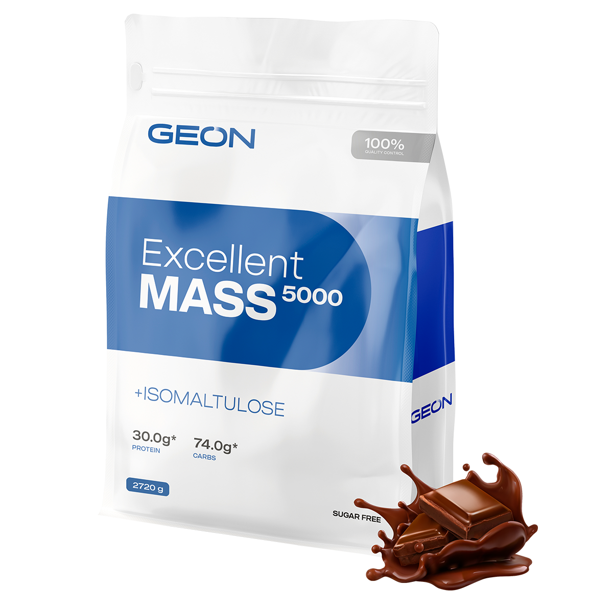 Гейнер GEON EXCELLENT MASS 5000 Шоколад, 25% белка 2720 грамм