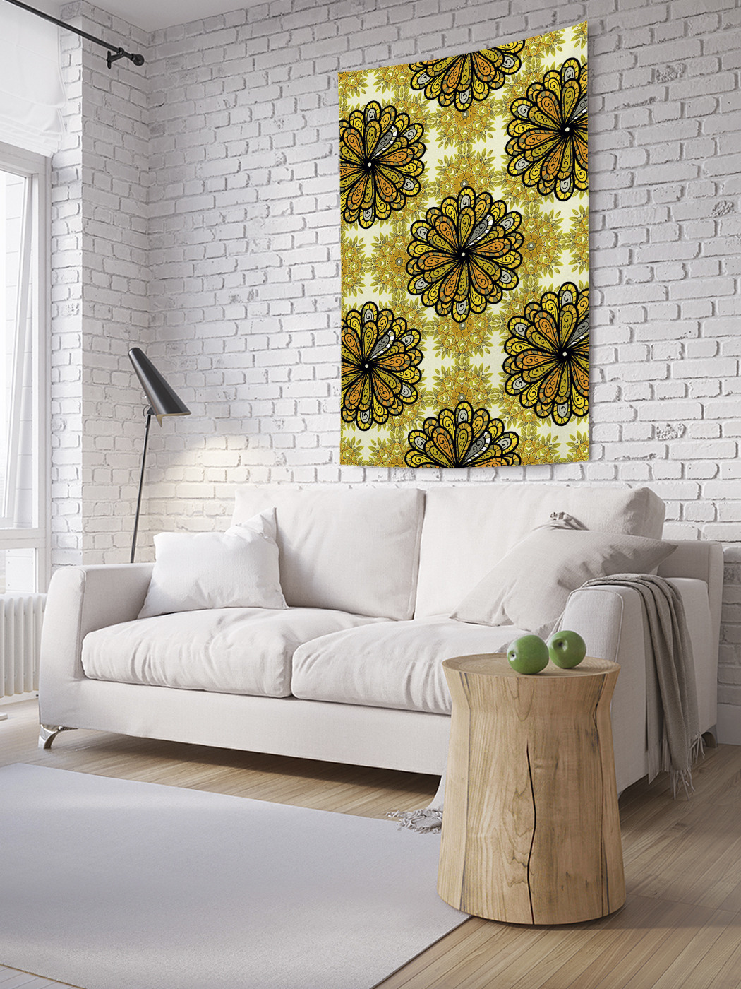 

Вертикальное фотопанно на стену JoyArty Ажурные цветы 150x200 см, Ажурные цветы