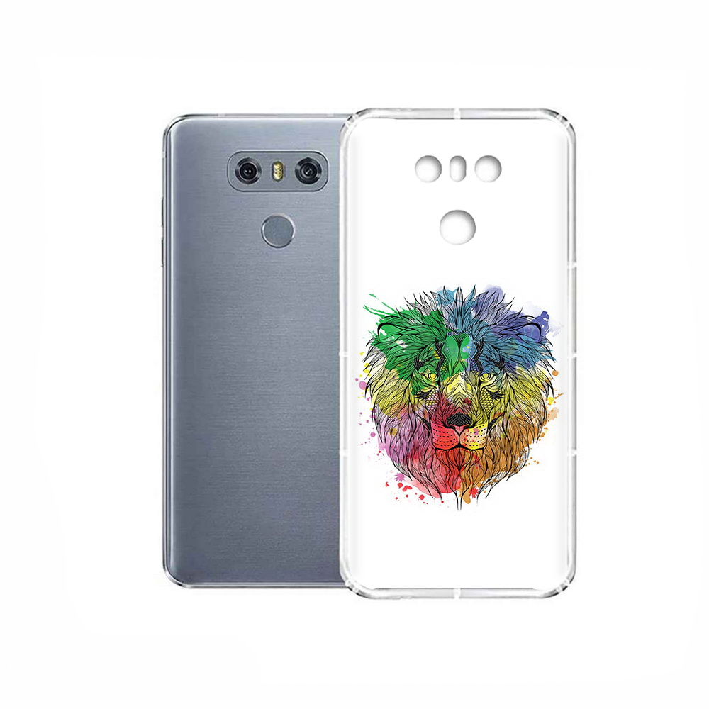 

Чехол MyPads Tocco для LG G6 разноцветный гордый лев, Прозрачный, Tocco