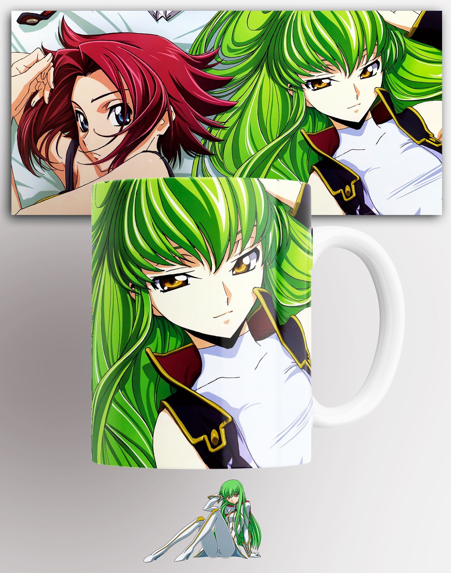 

Кружка аниме Код Гиасс Code Geass с принтом 330 мл, Code Geass