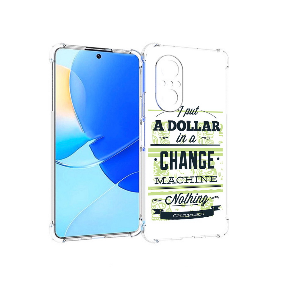 

Чехол MyPads Tocco для Huawei Nova 9 SE доллар надпись, Прозрачный, Tocco