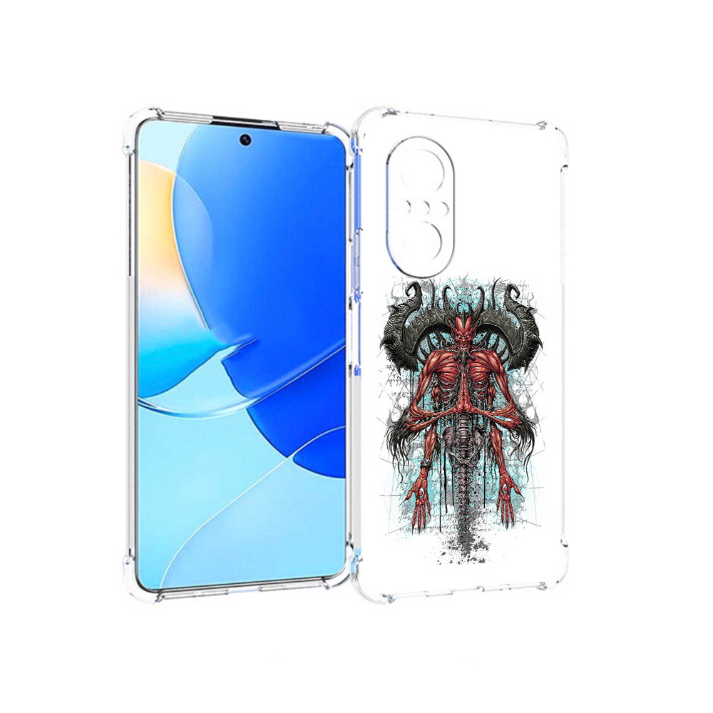 

Чехол MyPads Tocco для Huawei Nova 9 SE дьявол, Прозрачный, Tocco