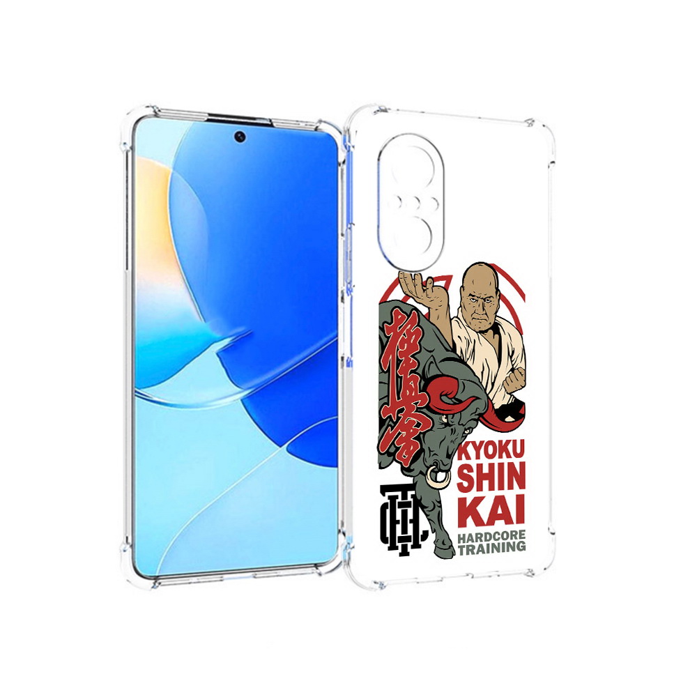 

Чехол MyPads Tocco для Huawei Nova 9 SE единоборства рисунок, Прозрачный, Tocco