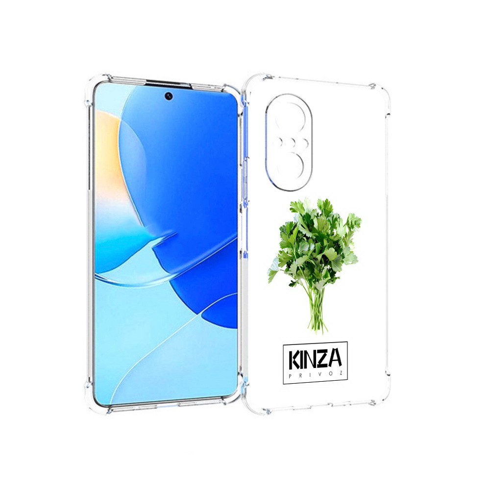 

Чехол MyPads Tocco для Huawei Nova 9 SE Бренд Кинза, Прозрачный, Tocco