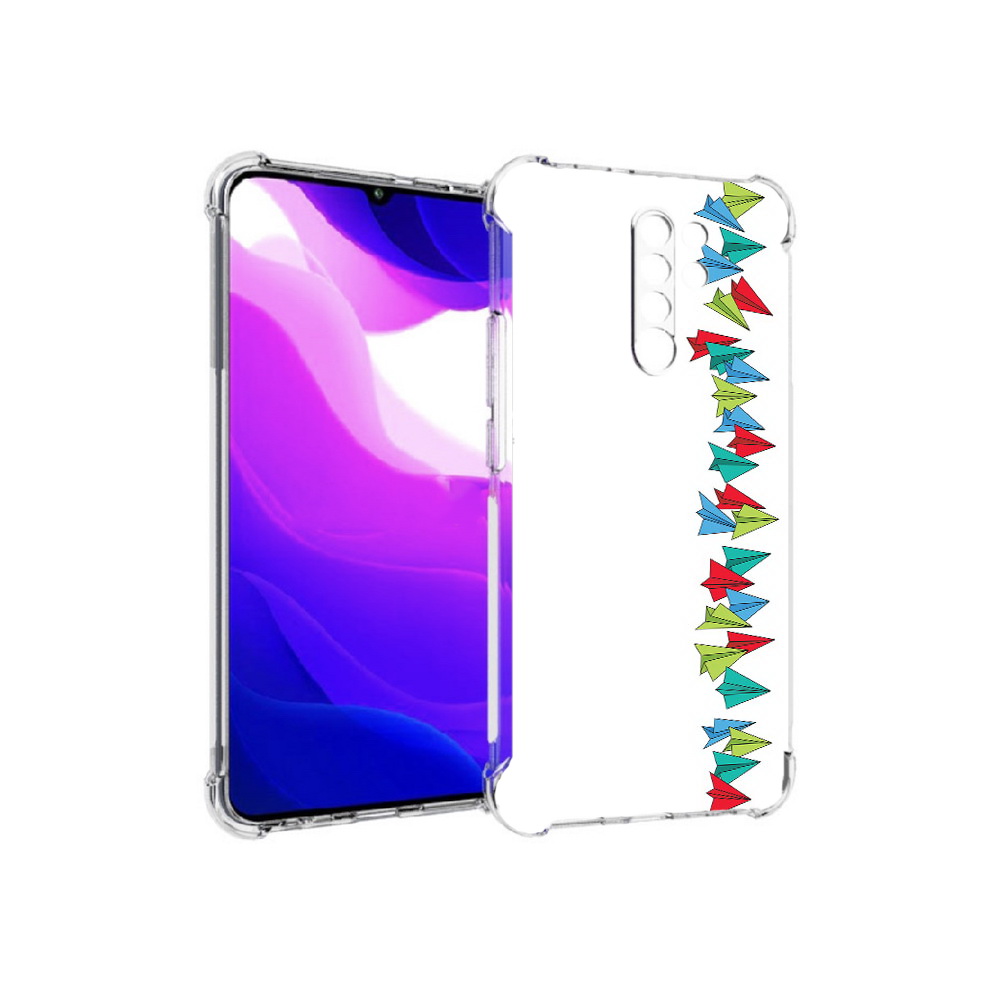 Чехол MyPads Tocco для Xiaomi Redmi 9 самолетики из листочков (PT150826.259.593)