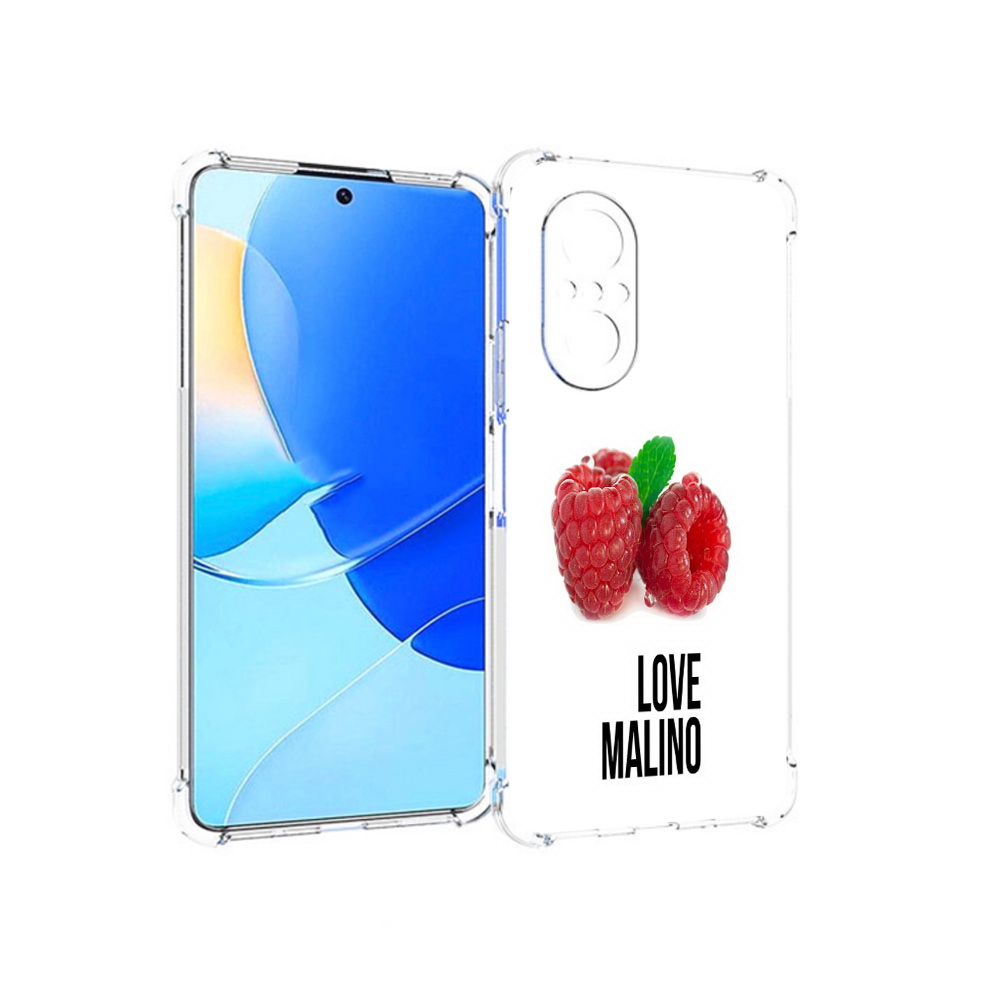 

Чехол MyPads Tocco для Huawei Nova 9 SE Бренд лове малино, Прозрачный, Tocco