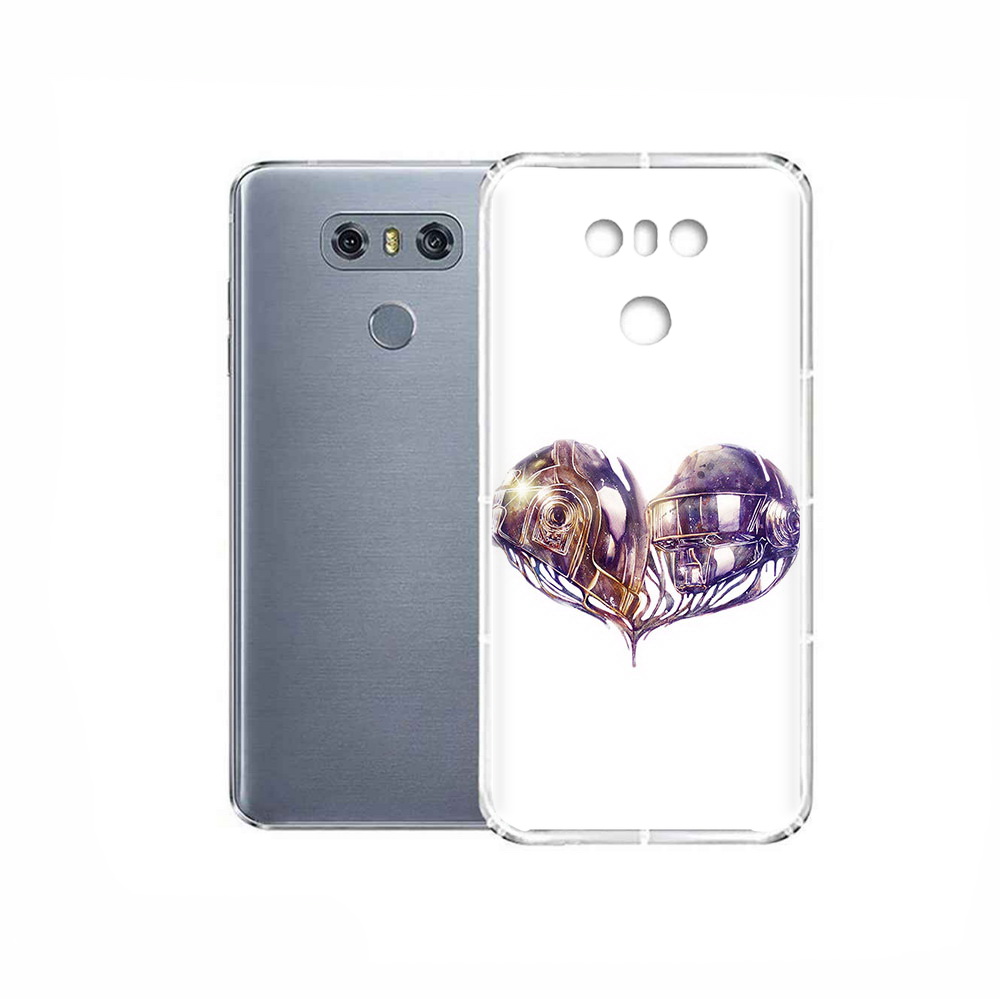 

Чехол MyPads Tocco для LG G6 сердце абстракция, Прозрачный, Tocco