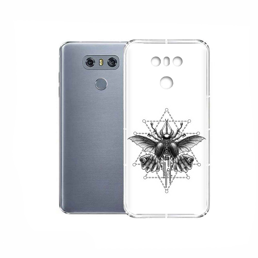 

Чехол MyPads Tocco для LG G6 скарабей, Прозрачный, Tocco