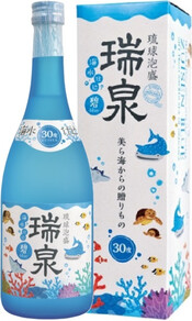 

Саке Zuisen Blue Awamori gift box 30% 720 мл