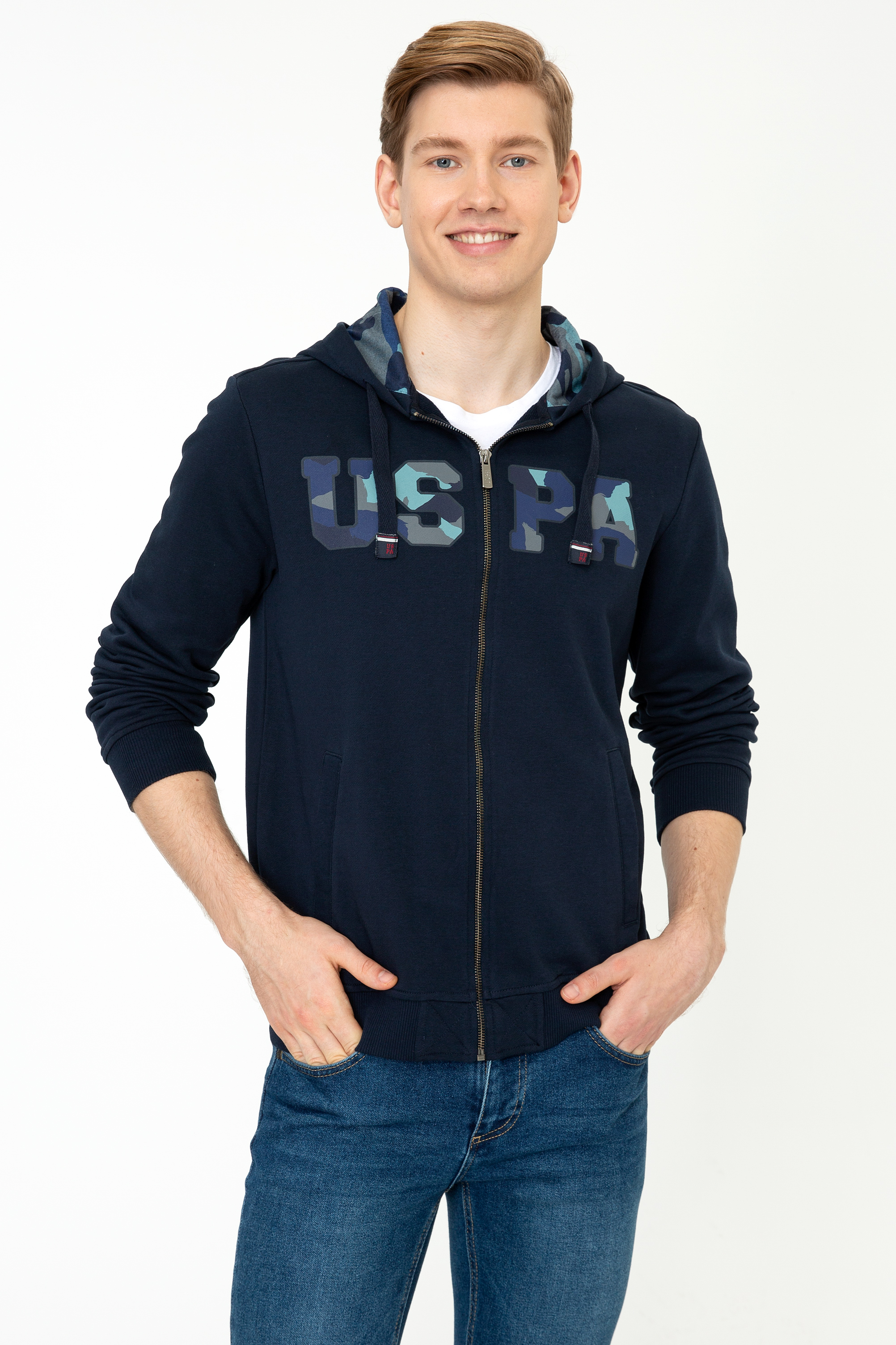 фото Толстовка мужская u.s. polo assn. g081gl0820rone синяя 2xl