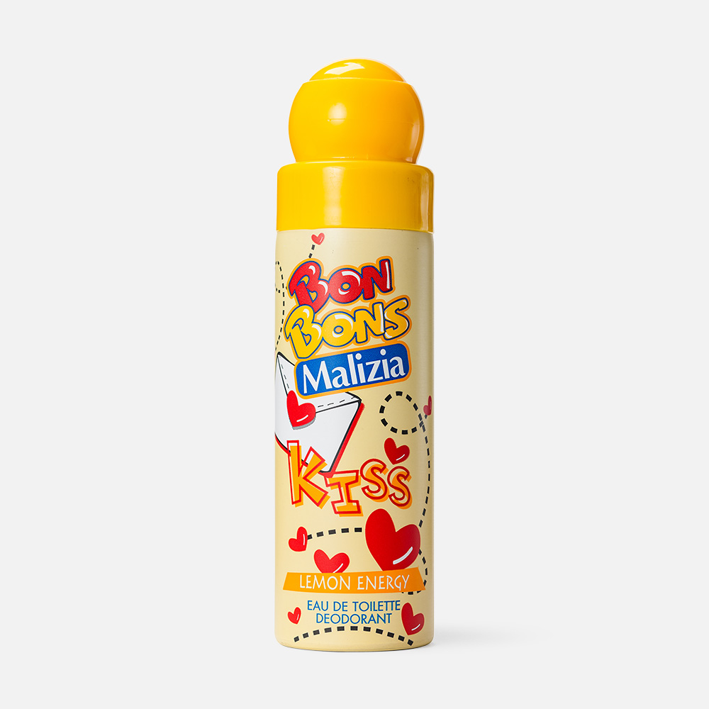 Дезодорант аэрозоль для тела Malizia Bon Bons Lemon Energy детский 75 мл